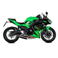 Escape completo Mivv OVAL carbono Kawasaki Ninja/Z 650 24+ Â· 2