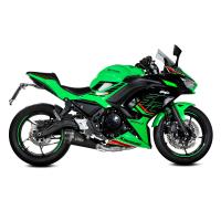 Escape completo Mivv DELTA RACE acero negro Kawasaki Ninja/Z 650 24+ Â· 2