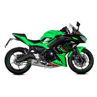Escape completo Mivv DELTA RACE acero carbono Kawasaki Ninja/Z 650 24+ Â· 2
