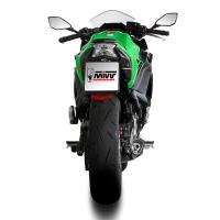 Escape completo Mivv DELTA RACE acero carbono Kawasaki Ninja/Z 650 24+ Â· 3