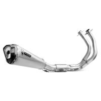 Escape completo Mivv DELTA RACE acero carbono Kawasaki Ninja/Z 650 24+ Â· 4