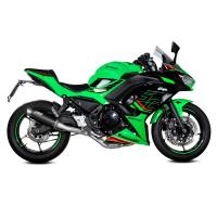 Escape completo Mivv GP PRO acero negro Kawasaki Ninja/Z 650 24+ Â· 2
