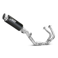 Escape completo Mivv GP PRO acero negro Kawasaki Ninja/Z 650 24+ Â· 4