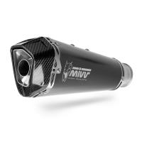 Escape completo Mivv DELTA RACE acero negro Kawasaki Versys 650 24+ Â· 4