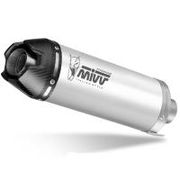 Escape Mivv AK-1 Titanio con tapa de carbono Kawasaki Z900 2025+