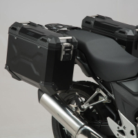 Maletas con soportes SwMotech TRAX ADV Honda CB500X 13- Negro