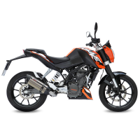 Escape mivv suono acero ktm 125 11-16