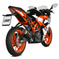 Escape Mivv GP pro carbono KTM Duke-RC 125-390 17-20