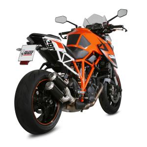 Escape Mivv MK3 doble KTM 1290superduke 14-19 negro