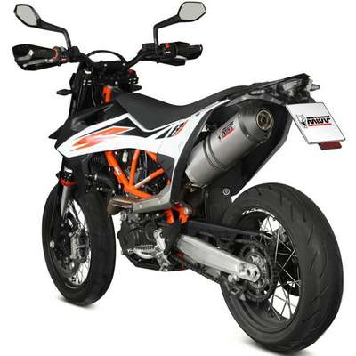 escape mivv oval titanio copa carbono ktm 690 enduro-smc r 19-