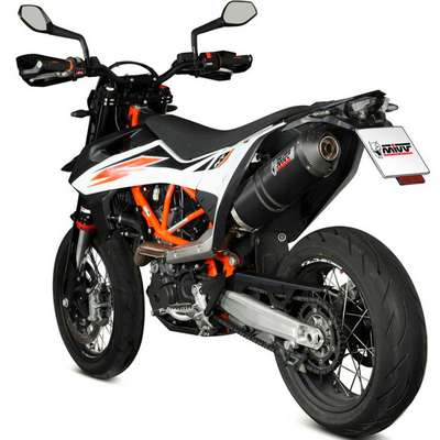 escape mivv oval negro copa carbono ktm 690 smc-enduro r 19-