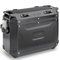 Maleta Kappa KVoyager 37 litros de aluminio Negro