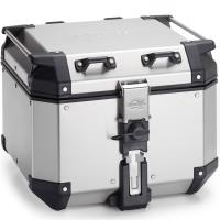 Baul de aluminio Kappa KVoyager 42L aluminio natural
