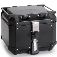 Baul de aluminio Kappa KVoyager 42L aluminio negro