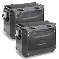 Maleta Kappa KVoyager 48 litros de aluminio negro Â· 2