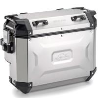 Maleta derecha Kappa KVoyager 33 litros aluminio natural
