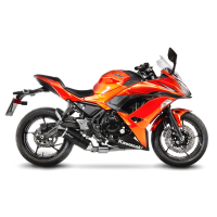 Escape Completo Carbono Leovince Kawasaki Ninja 650-Z650 17-20 Â· 2