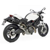 Escape Leovince Ducati Monster 696-796-1100 Carbono Homologado