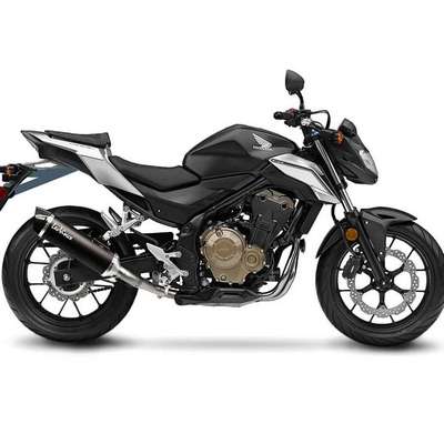 Escape Honda CB500F-X,CBR500R 16-18 nero