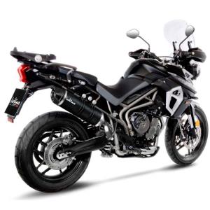 Escape Leovince Triumph Tiger 800 18-19 carbono