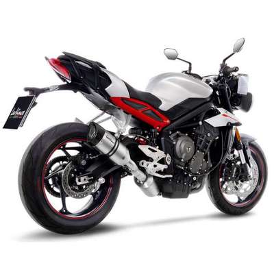 Escape alto Triumph Street Triple 765-660 17- acero