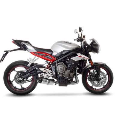 Escape bajo Triumph Street Triple 765 17-19 acero