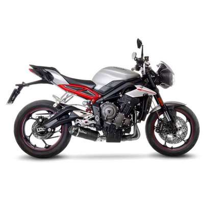 Escape Triumph Street Triple 765 17-19 carbono