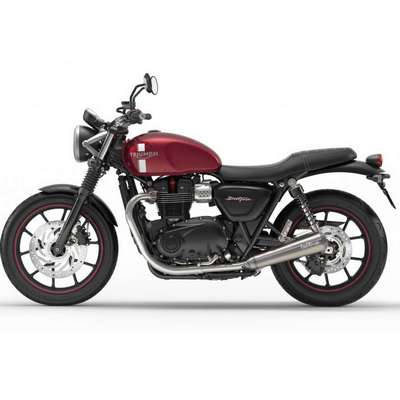 Escape Leovince Triumph Street Twin 16- acero