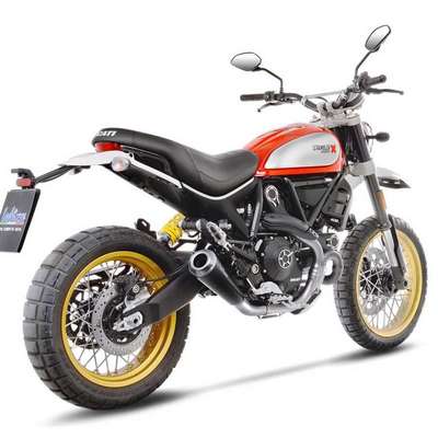 Escape Leovince GP acero Ducati Desert Sled 17-19