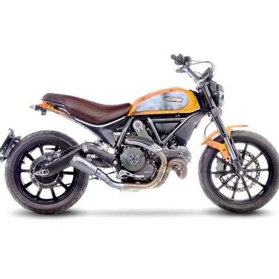 Escape Ducati Scrambler 800 acero