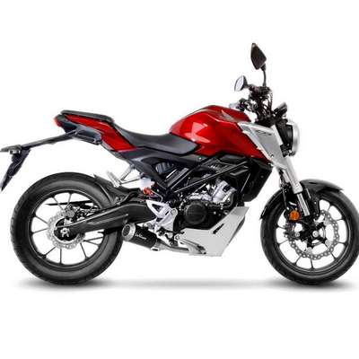 Escape completo negro Honda CB125R 18-20 leovince