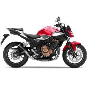 Escape Honda CB500-F-X, CBR500R 19- negro