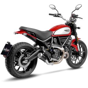 Escape Leovince LV10 negro Ducati Scrambler 21-