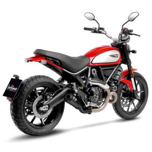 Escape Leovince LV10 Full Black Ducati Scrambler 21-