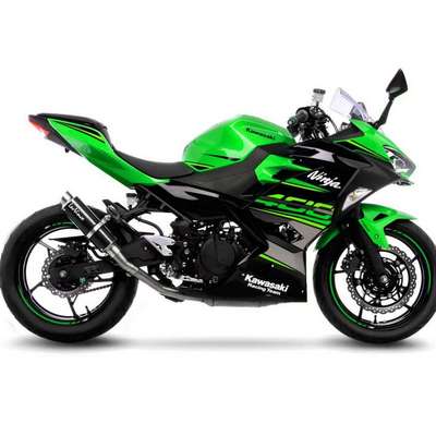 Escape Kawazaki Z-ninja 400 19- carbono brillo
