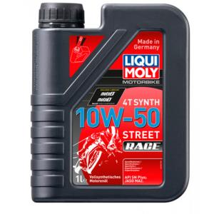 Aceite Liqui Moly 10w50 4T 1 litro 100% Sintetico Street Race 