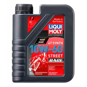 Aceite Liqui Moly 10W60 4T 1 litro 100% Sintetico Street Race 