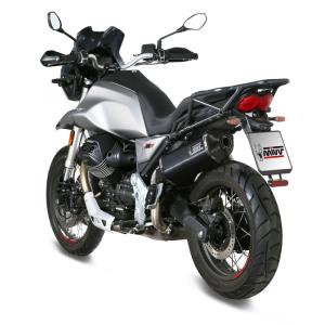 Escape mivv Moto Guzzi V85TT 19- acero negro