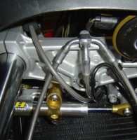 HYPERPRO Amortiguador de direccion + anclajes para F800GT-S-ST-R 06-13