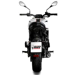 Escape Mivv Oval Negro con tapa de carbono MOTO MORINI Seiemmezzo STR 22-24 Â· 2
