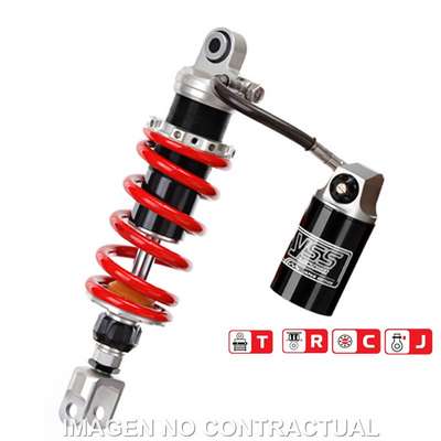 amortiguador gas con botella kawasaki gpz turbo 750