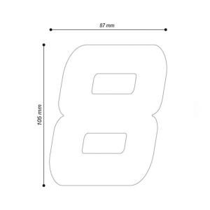 pegatina numero barracuda Â· 4
