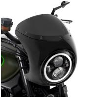 Cupula barracuda Cafe Racer con faro