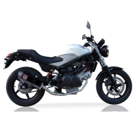 Escape negro Honda VTR 250 10-14 INJECTION IXIL XOVE Hexoval