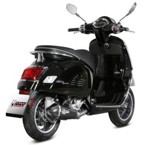 Escape Mivv Delta Race Negro Piaggio Vespa GTS 300 2021+