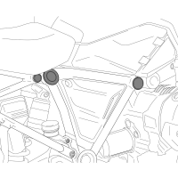 Tapa embellecedor chasis BMW F750GS-F850GS Puig