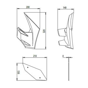 Aleron Downforce Kawasaki Z900 20- Puig Â· 4