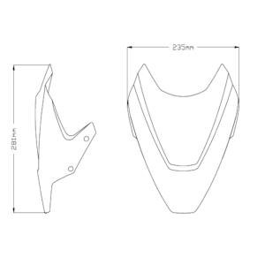 Cupula sport Ducati Streetfighter V2 / V4-S 20- Â· 4