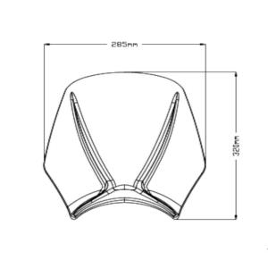 Cupula New Generation Sport Honda NX500 24- Â· 3