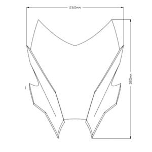Cúpula Naked Yamaha MT09 21+ Â· 4